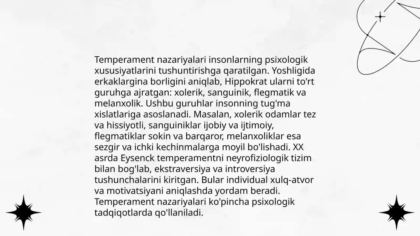 Temperament va uning nazariyalari 4