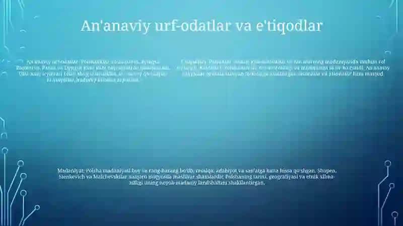 Polsha Davlati Madaniyati Haqida 4