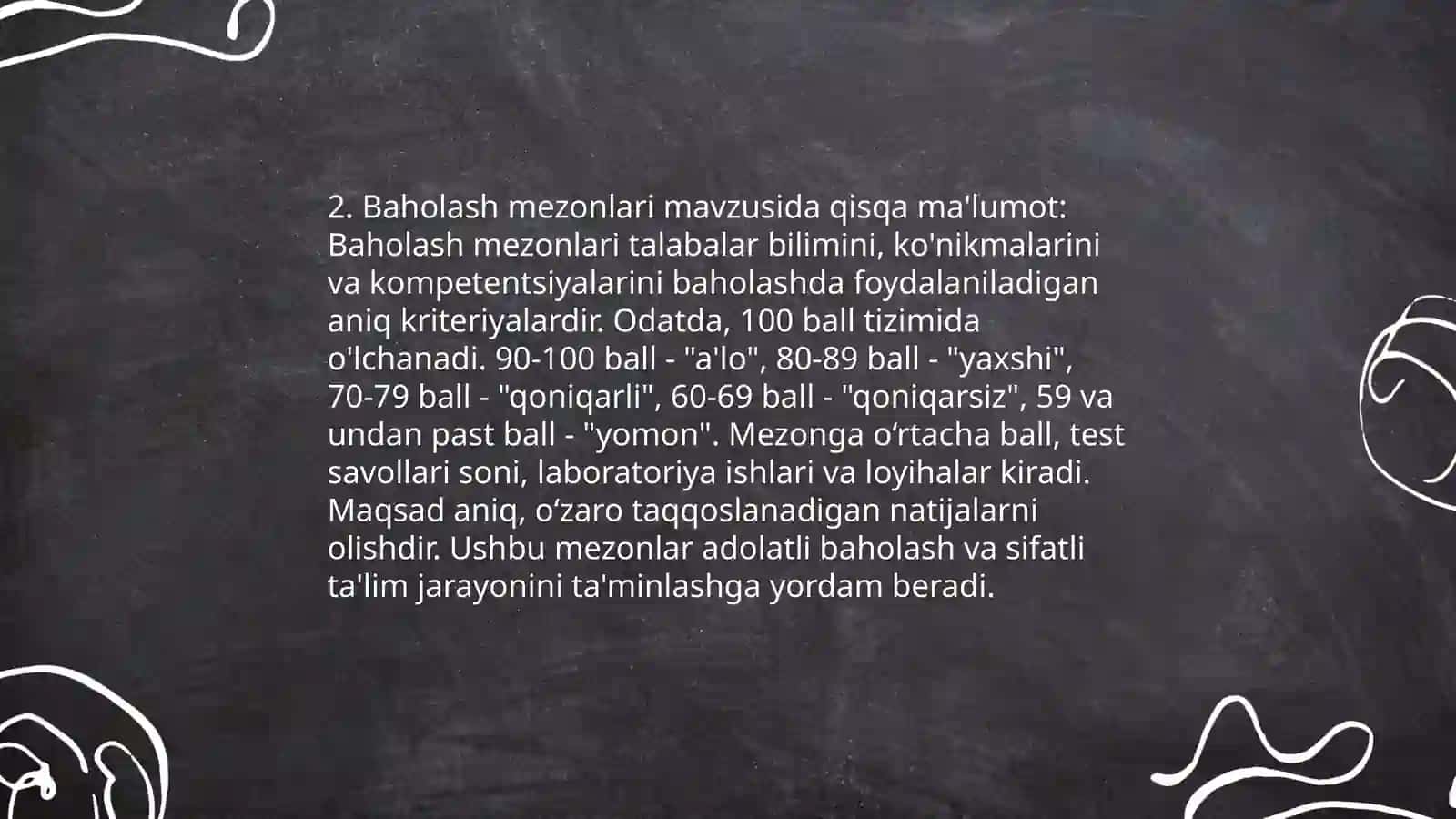 Hujjatlashtirish, baholash va texnik xizmat ko‘rsatish 4