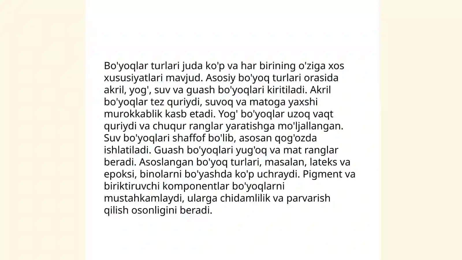 To'qimachilik materiallarini bo'yash texnologiyalari 4
