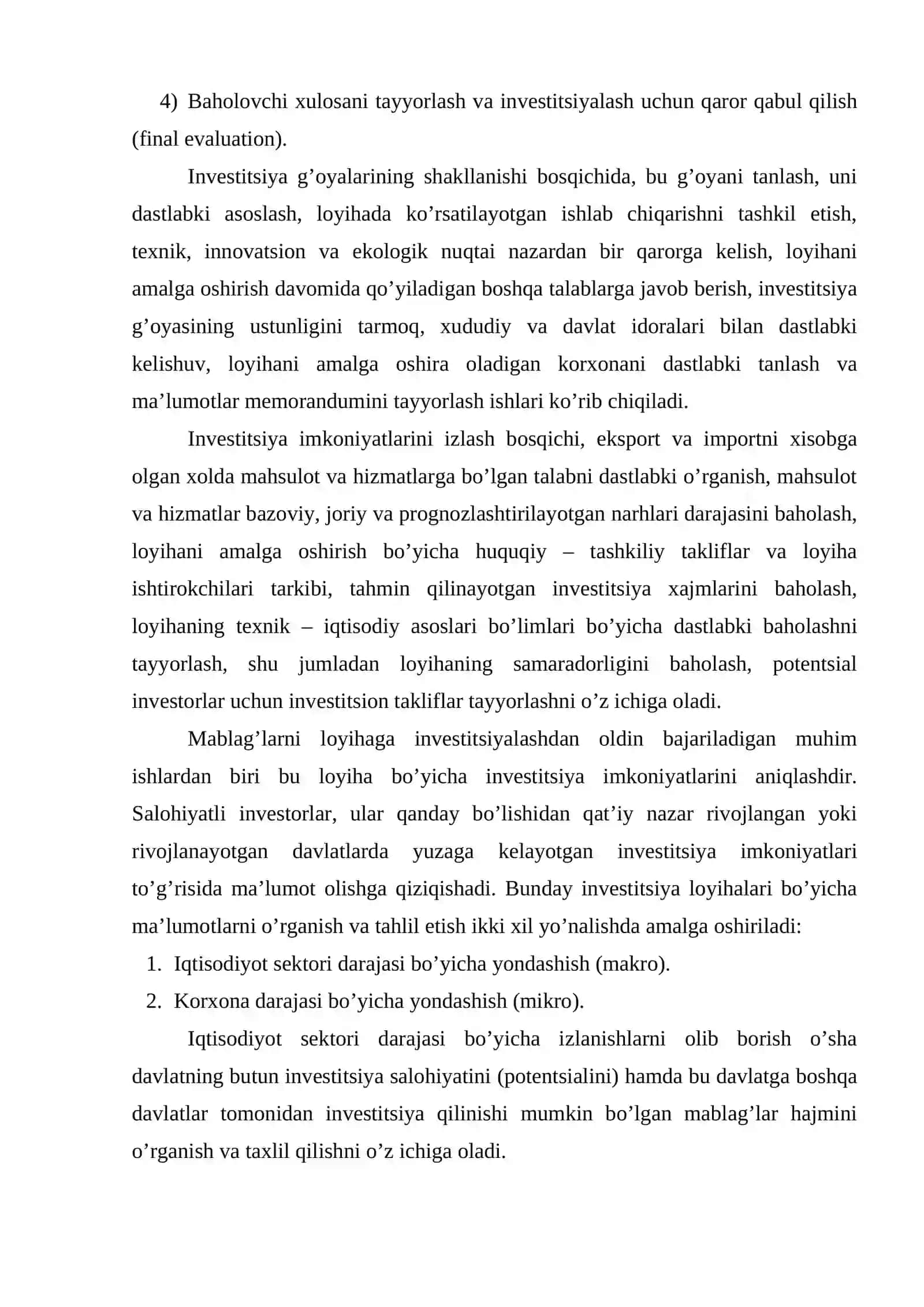 Invеstitsiya faоliyatini mоliyalashtirish manbalari va usullari 4