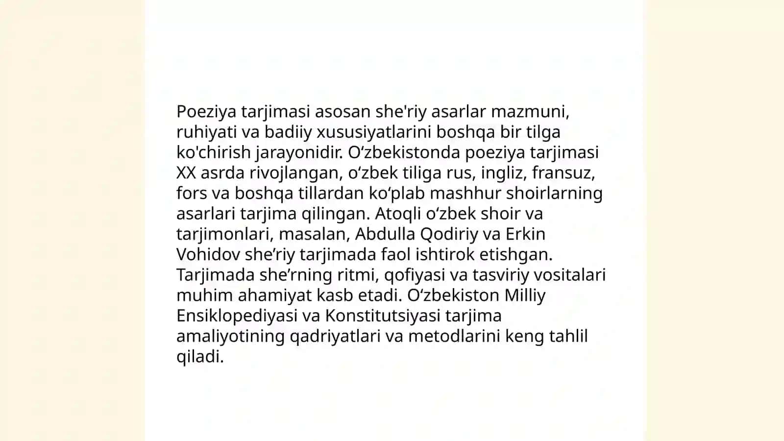 Badiiy Tarjima turlari, janrlari va uslublari 4