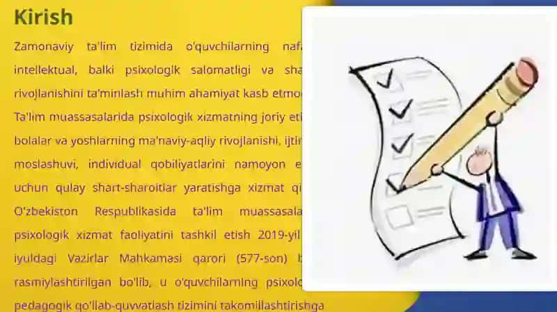 Ta’lim muassasalarining turlitiplari dapsixologik xizmat kontseptsiyalari 4