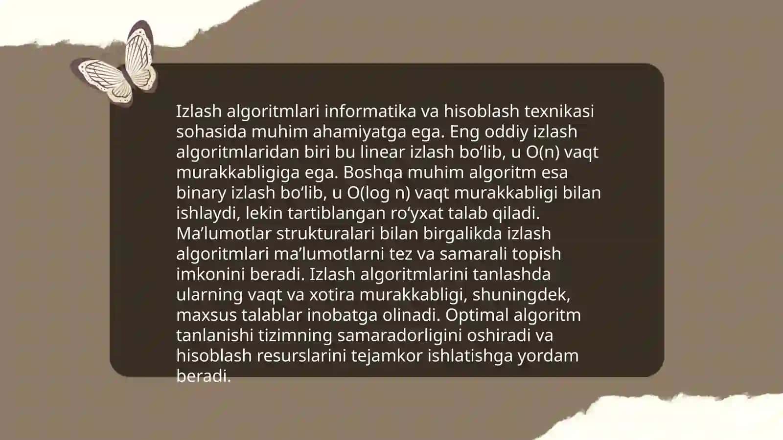 Saralash va izlashning samarali algoritmlari 4