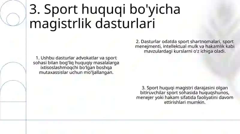 Sportda Huquqiy Talim 4