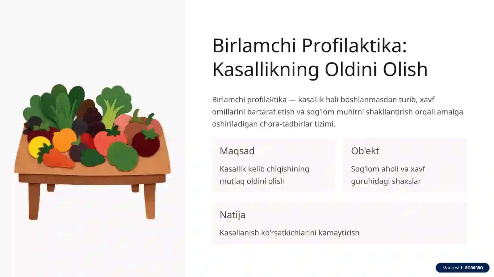 Yuqumli Bo'lmagan Kasalliklarning Profilaktikasi 4