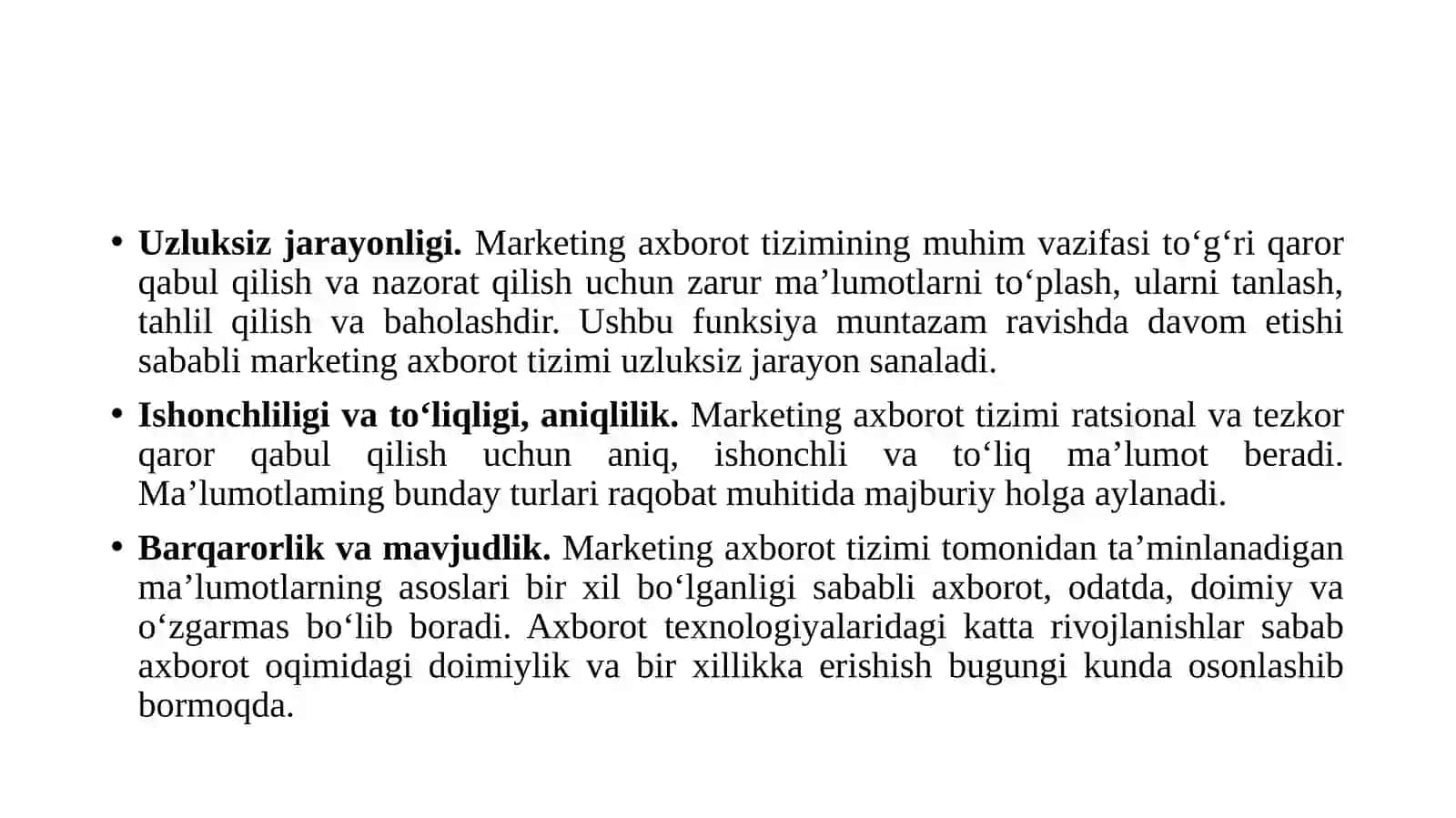Marketing Faoliyatini Axborot Bilan Ta'minlash 4