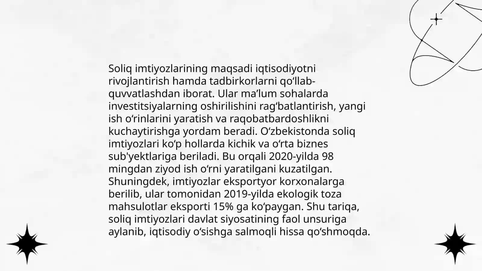 Soliq imtiyozlari 4
