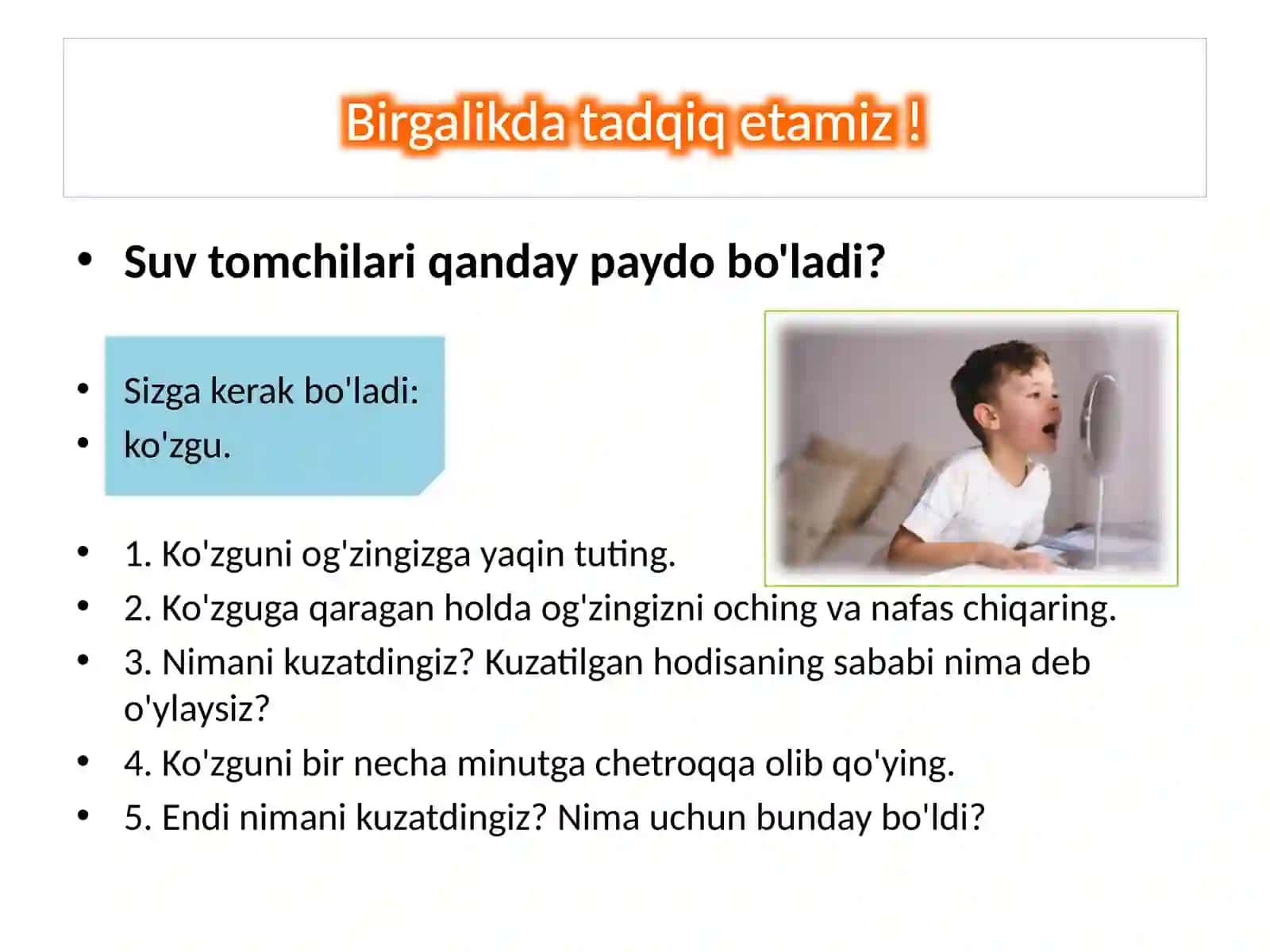 Bug‘lanish vakondensatsiya 4