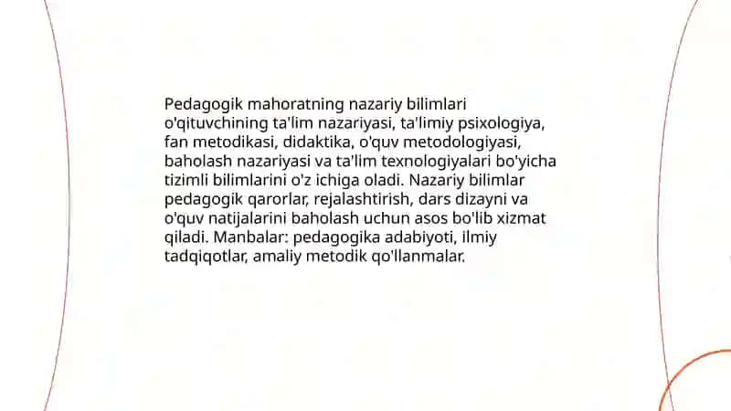 Pedagogik mahorat va uning tarkibiy elementlari 4