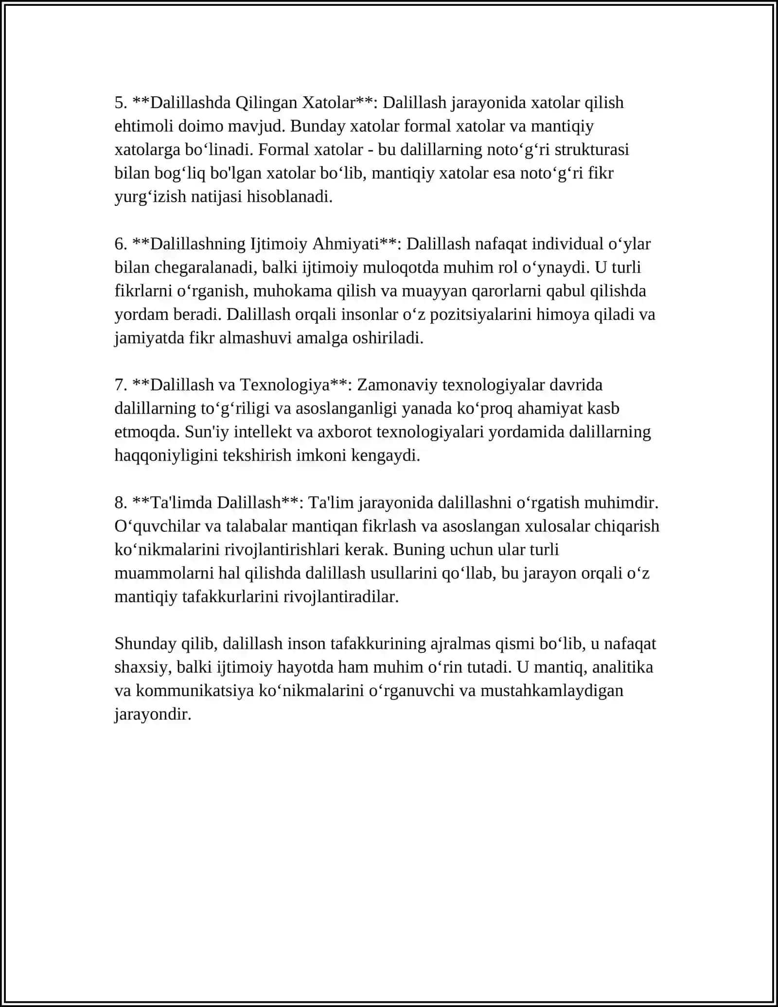 Dalillash va ishonch e'tiqodning shakllanishi 4