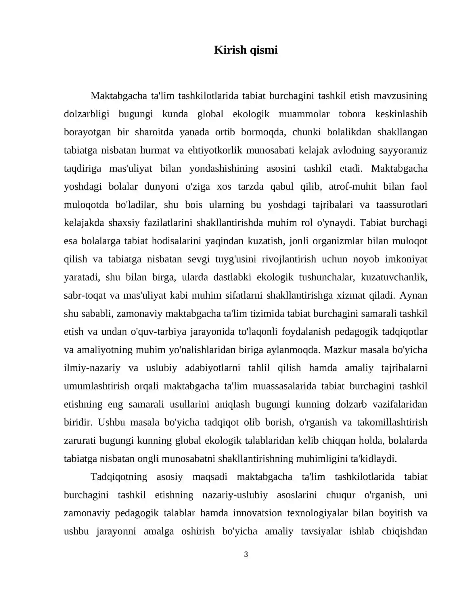 Maktabgacha ta’lim tashkilotlarida tabiat burchagini tashkil etish. 4