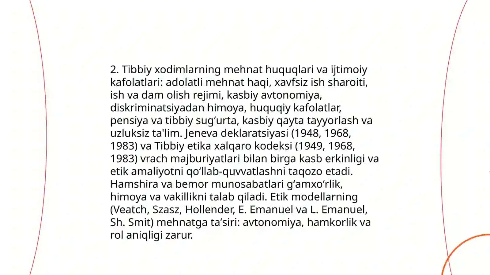 Tibbiy xodimlarning huquqlari 4