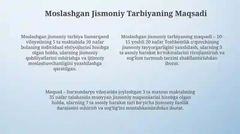 Adaptiv jismoniy tarbiyaning vositalari va usullari 4