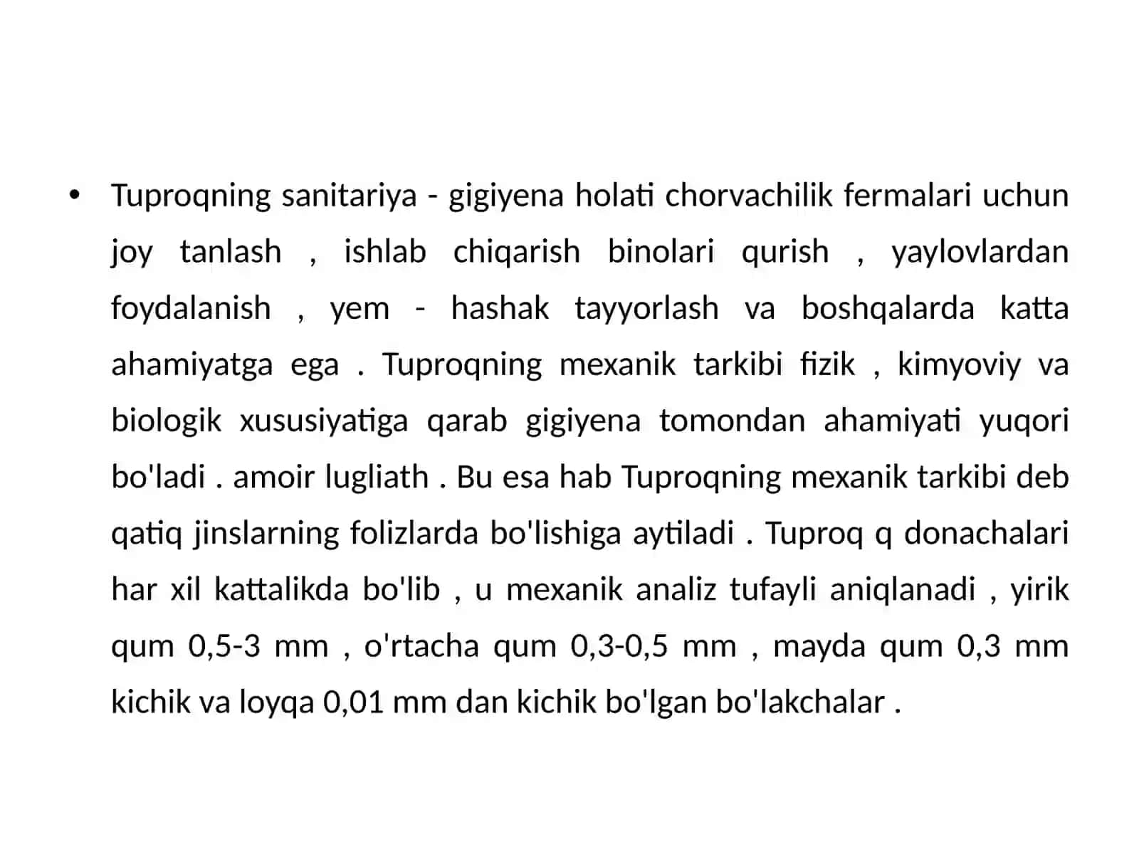 Tuproqni hosil qiluvchi omillar 4