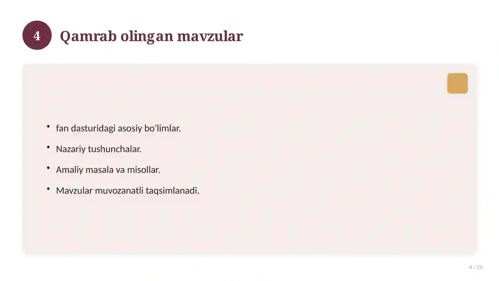 Informatika fanidan 6-sinf test savollari to'plami 4