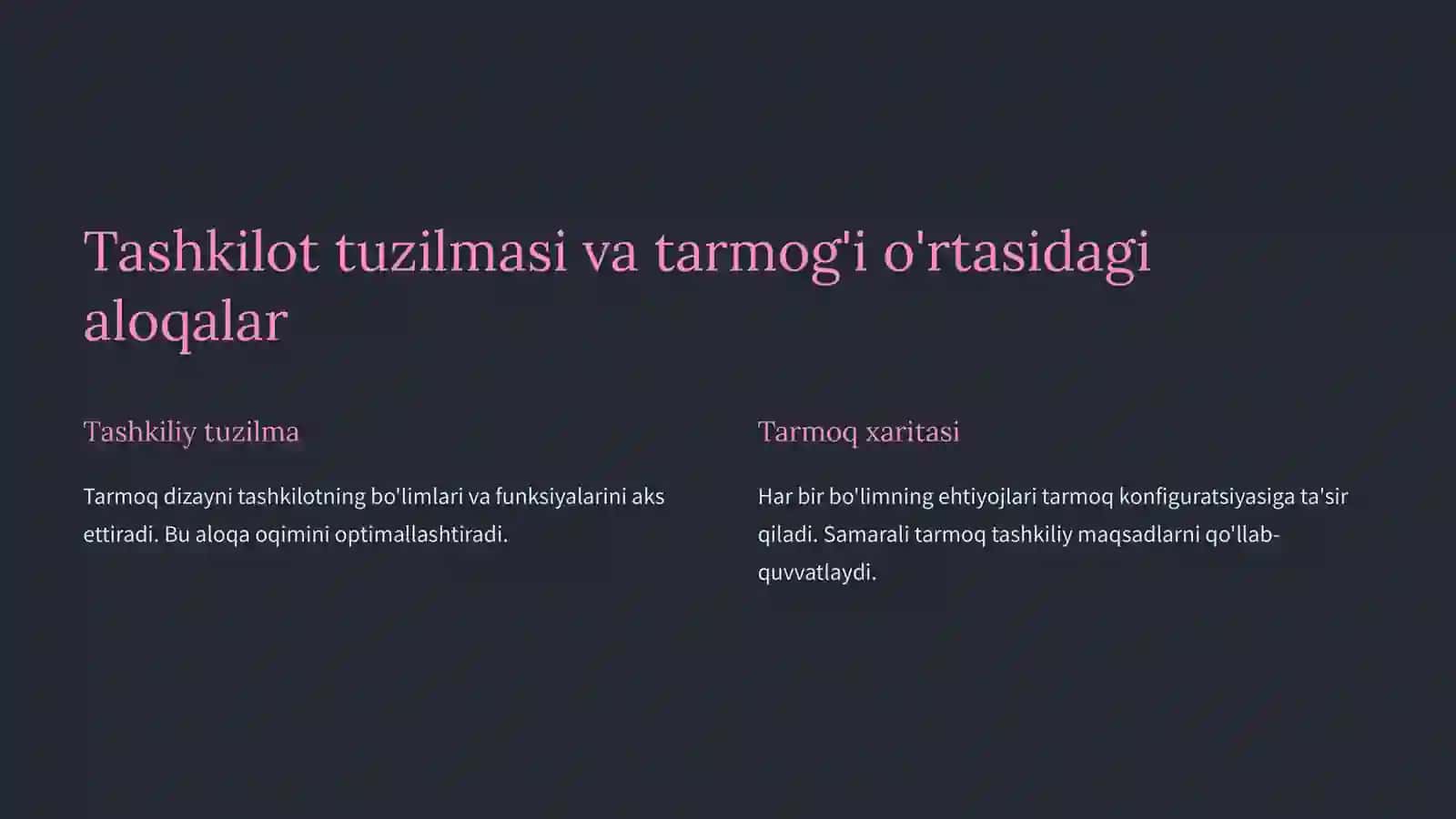 Kampyuter tarmoqni loyihalash 4