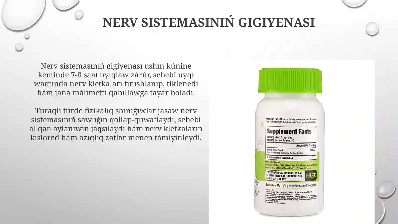 Nerv sistemasının áhmiyeti hám gigienasi 4
