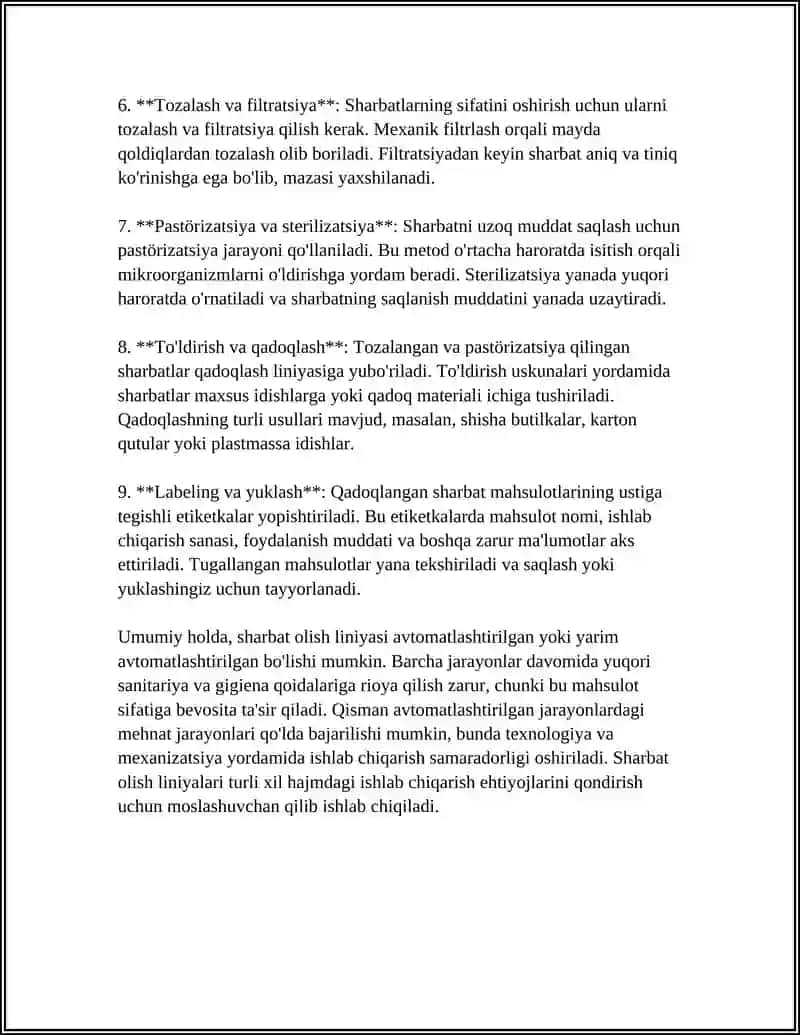 SHARBAT OLISH LINIYALARI 4