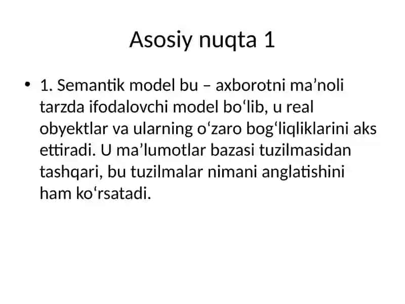 Semantik model va semantik obyektlar 4