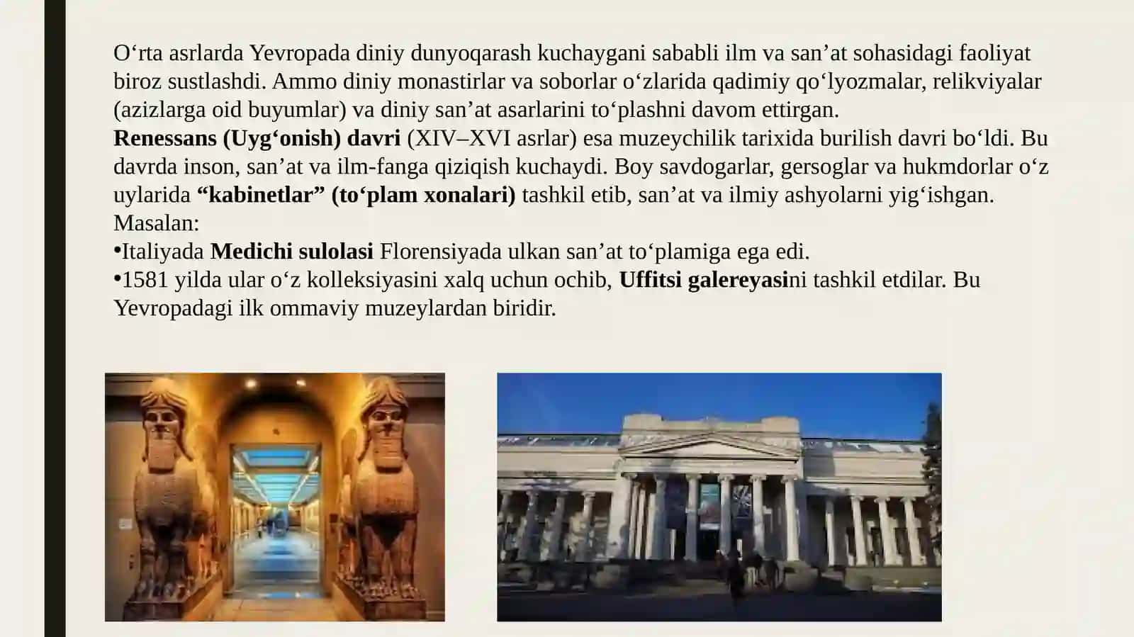 Jahon muzeylarining shakillanishi 4