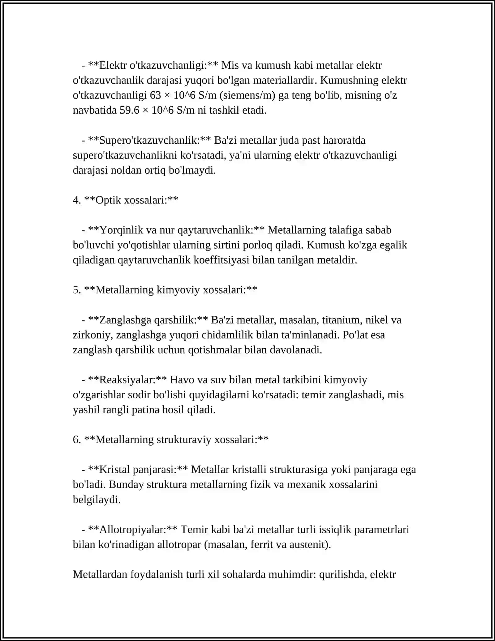 TÕOQIMACHLIK MATERAL SHUNOSLIK 4