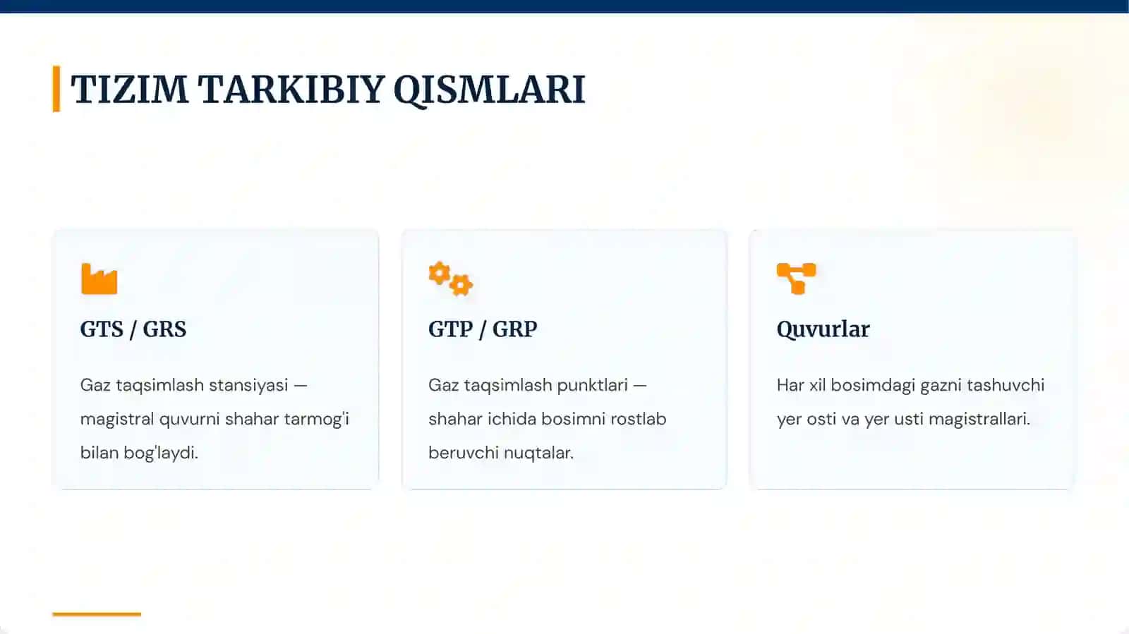 Shahar gaz ta’minoti tizimlarining sxemasi 4