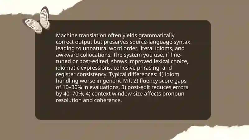 Comparision of machine translation and one of them which l use 4