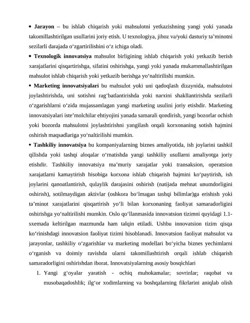 Zamonaviy Oliy Ta’lim Muassasasi Innovatsion Tadbirkorlik Faoliyatini Shakllantirish va Amalga Oshirish Mexanizmi 4