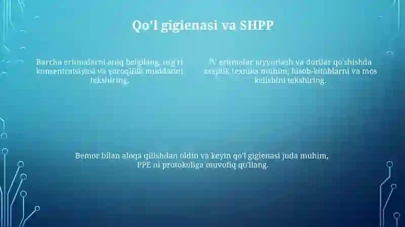 Aseptik Texnika va Tayyorgarlik 4