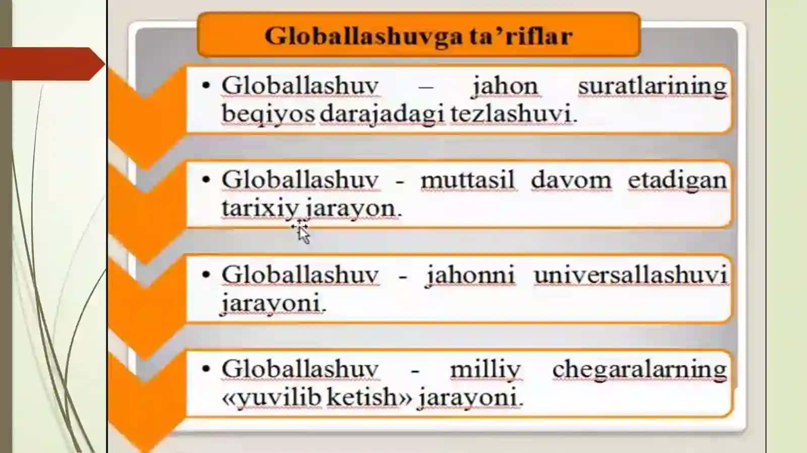 Hozirgi zamon jamiyatining global muammolari va jamiyatni rivojlantirish istiqbollari 4