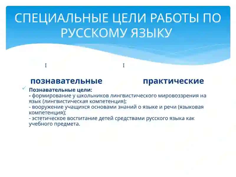 Русский язык как учебный предмет в школе 4