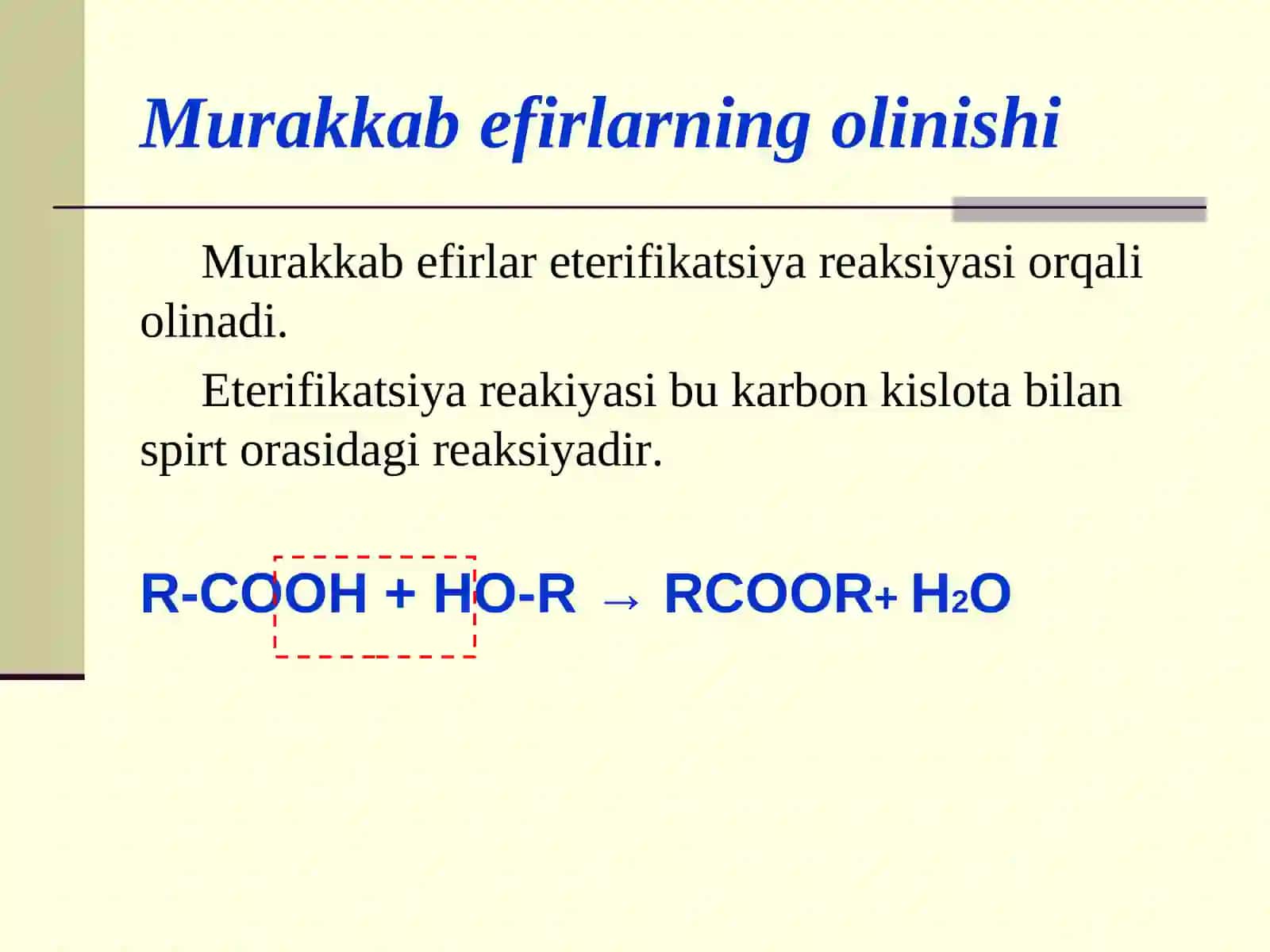 Murakkab efirlar 4