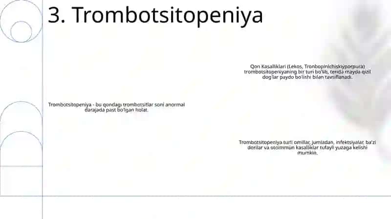 Qon Kasalliklari( Lekos, Tronbopinichiskiyporpura) 4