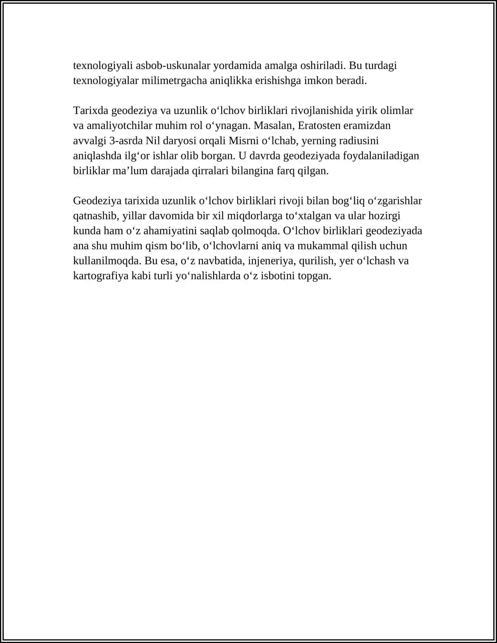 O‘lchov birliklarining turli turlari 4