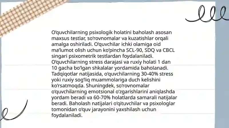 Oʻquvchilarda xulq -atvor muomolari va ularni hal etilishi 4