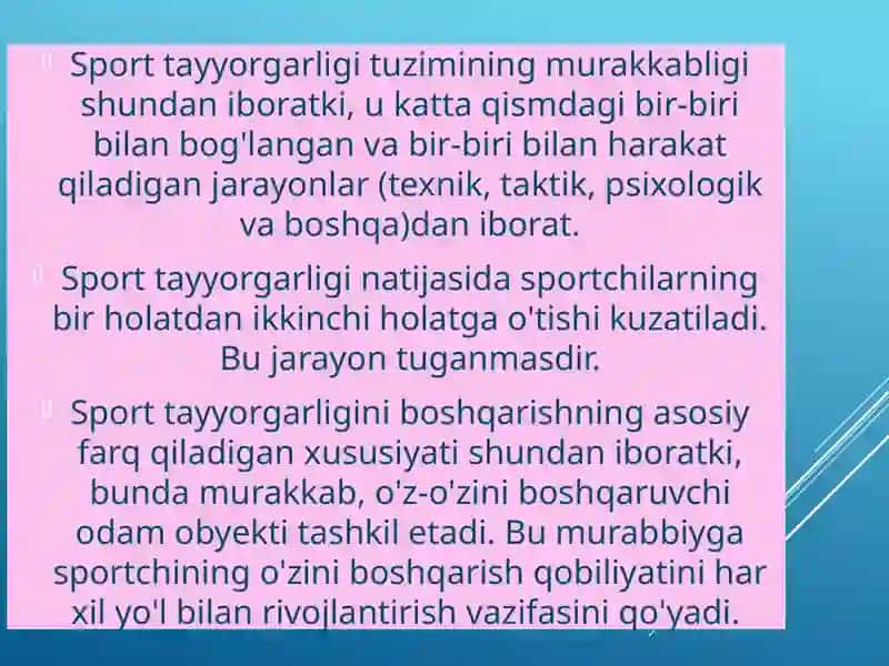 Voleybolchilar tayyorlash jarayonini boshqarish 4