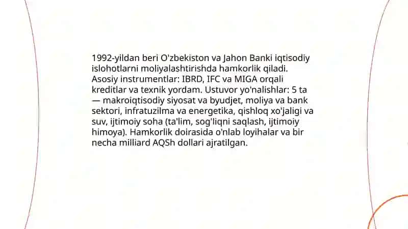 O'zbekistonning xalqaro tashkilotlar bilan hamkorlik munosabatlari 4