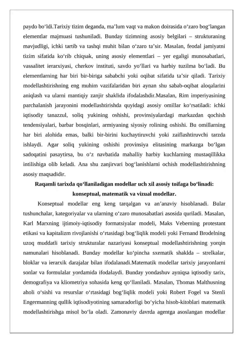 Tarixiy jarayonlarni modellashtirish va qayta tiklash 4