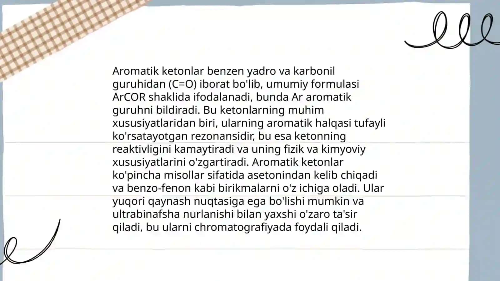 Aromatik aldegid va ketonlar 4