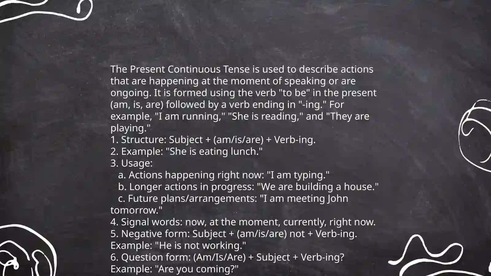 Simple Present Tense 4