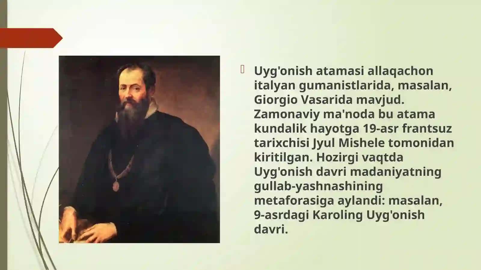 GʻARBIYYEVROPADAUYGʻONISHDAVR.XIV-XVI ASRLAR YEVROPADA ILMIY BILIMLAR RIVOJIDA YANGI DAVR 4