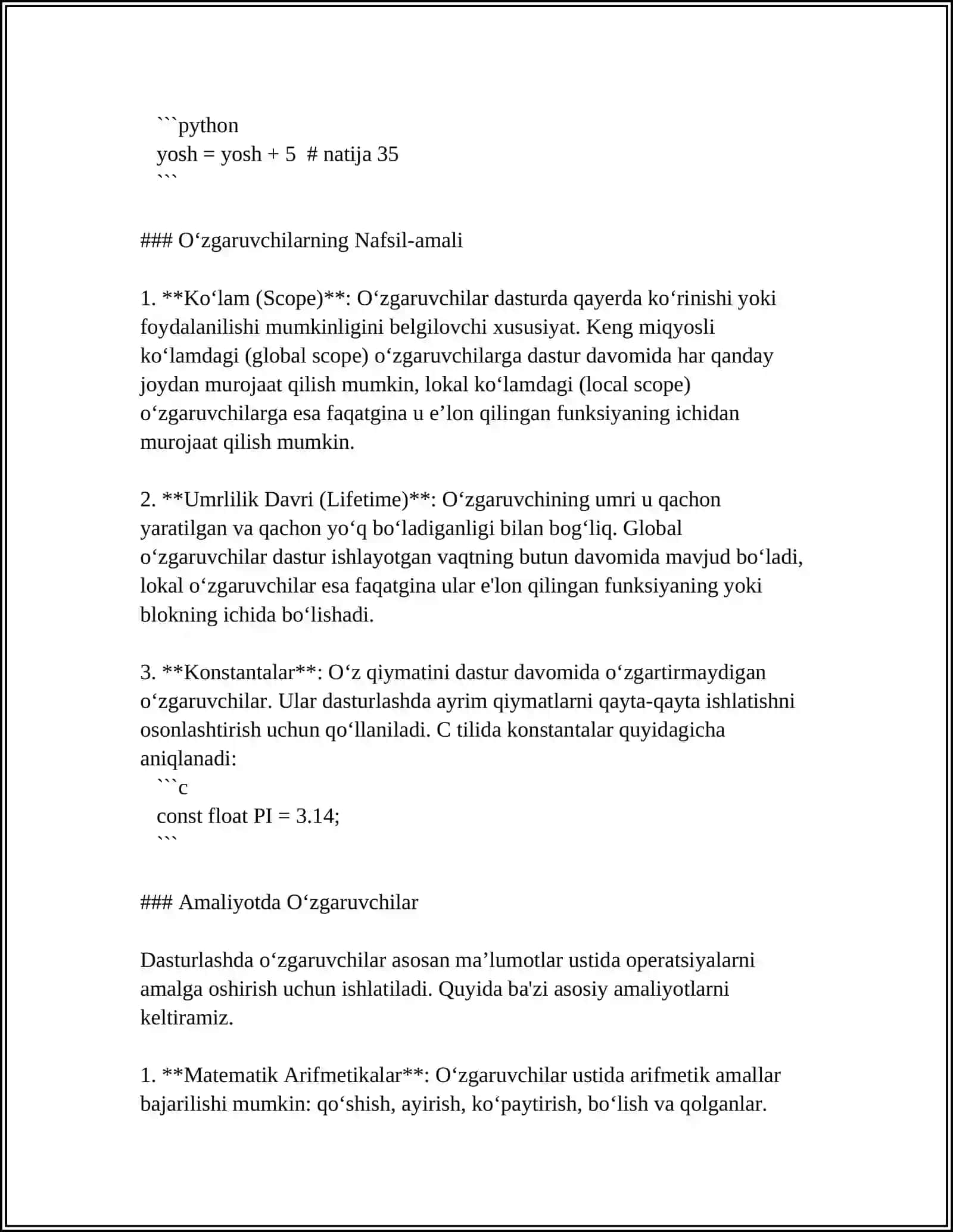 KO'P O'ZGARUVCHILI MURAKKAB FUNKSIYANING XUSUSIY VA TO'LA DIFFERENSIALI 4