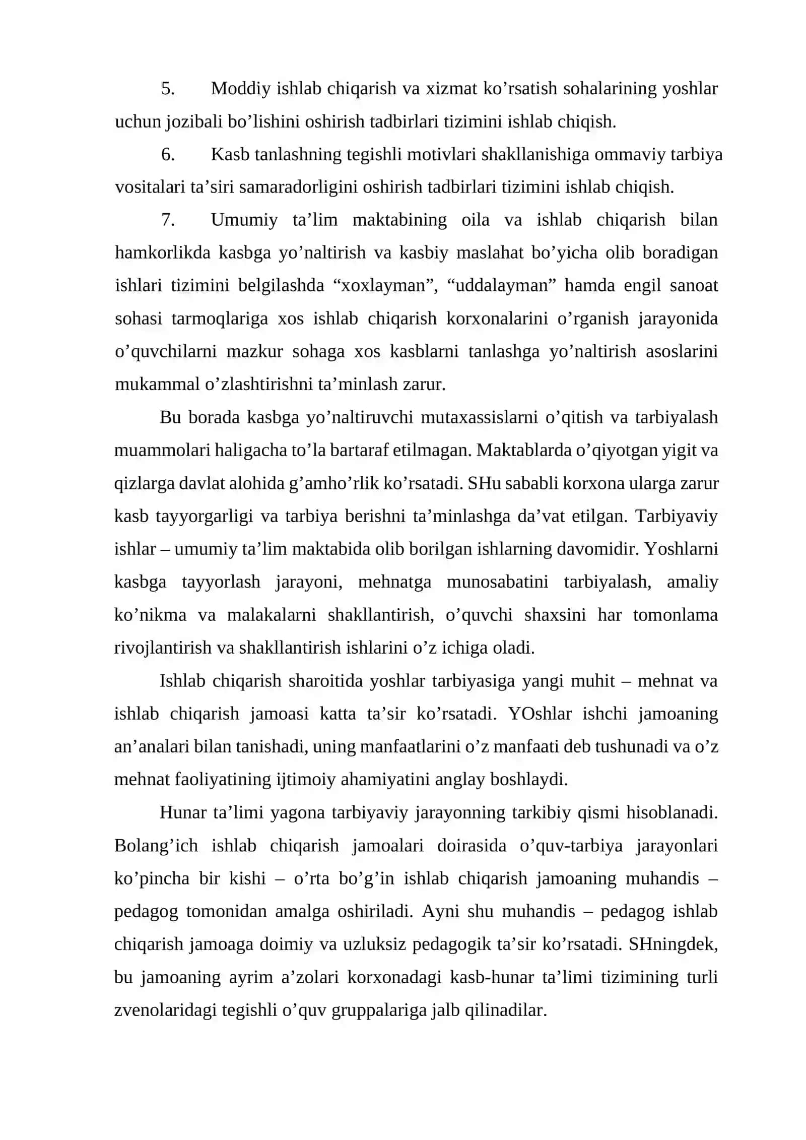 Kasb – hunarga yo’naltirishning ijtimoiy va psixofiziologik asoslari 4