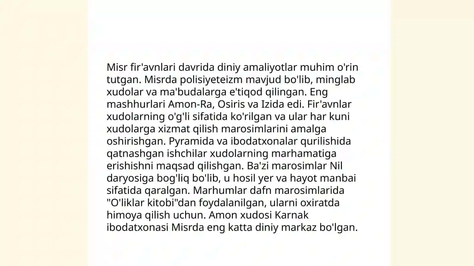 Yaqin sharq va shimoliy Afrika mamlakatlari tarixi va dini 4