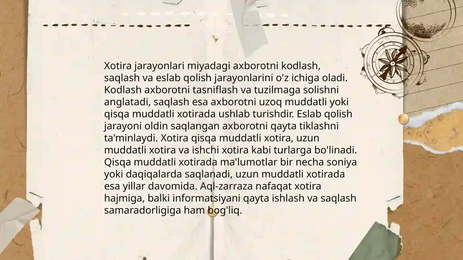 Xotira va Xayol 4