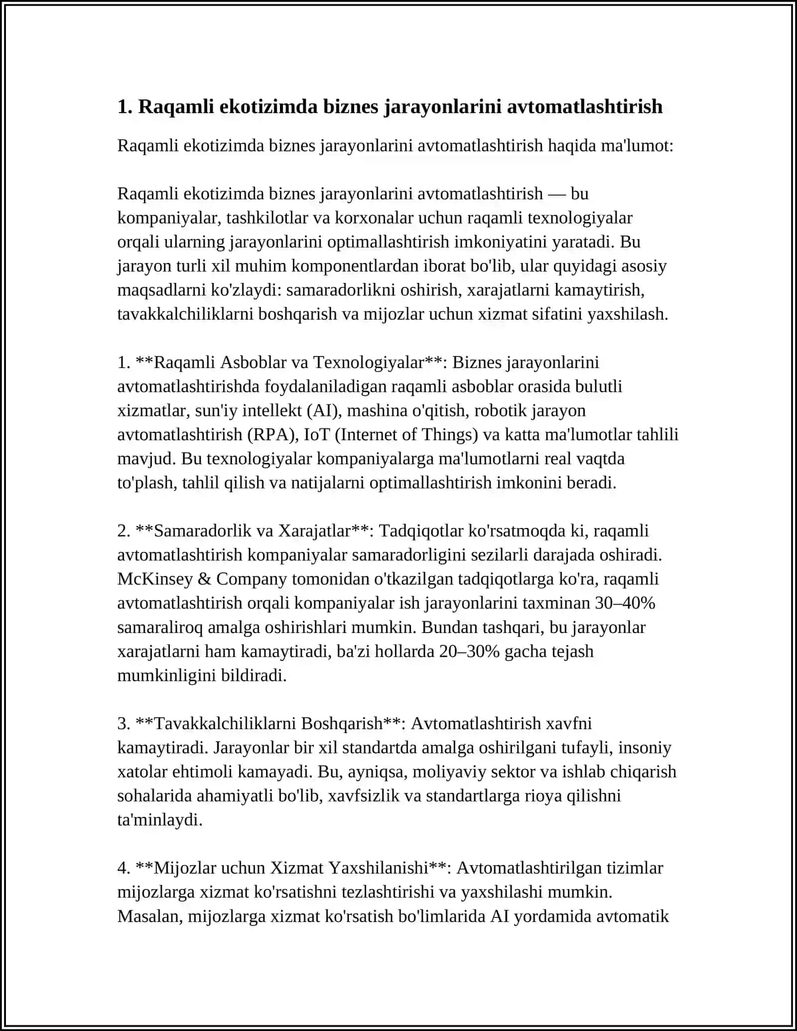 RAQAMLI EKOTIZIM MUHITIDA BIZNES JARAYONLARINI BOSHQARISH 4