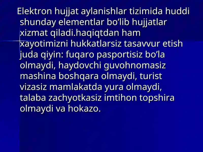Elektron hujjat aylanishalar tizimi 4