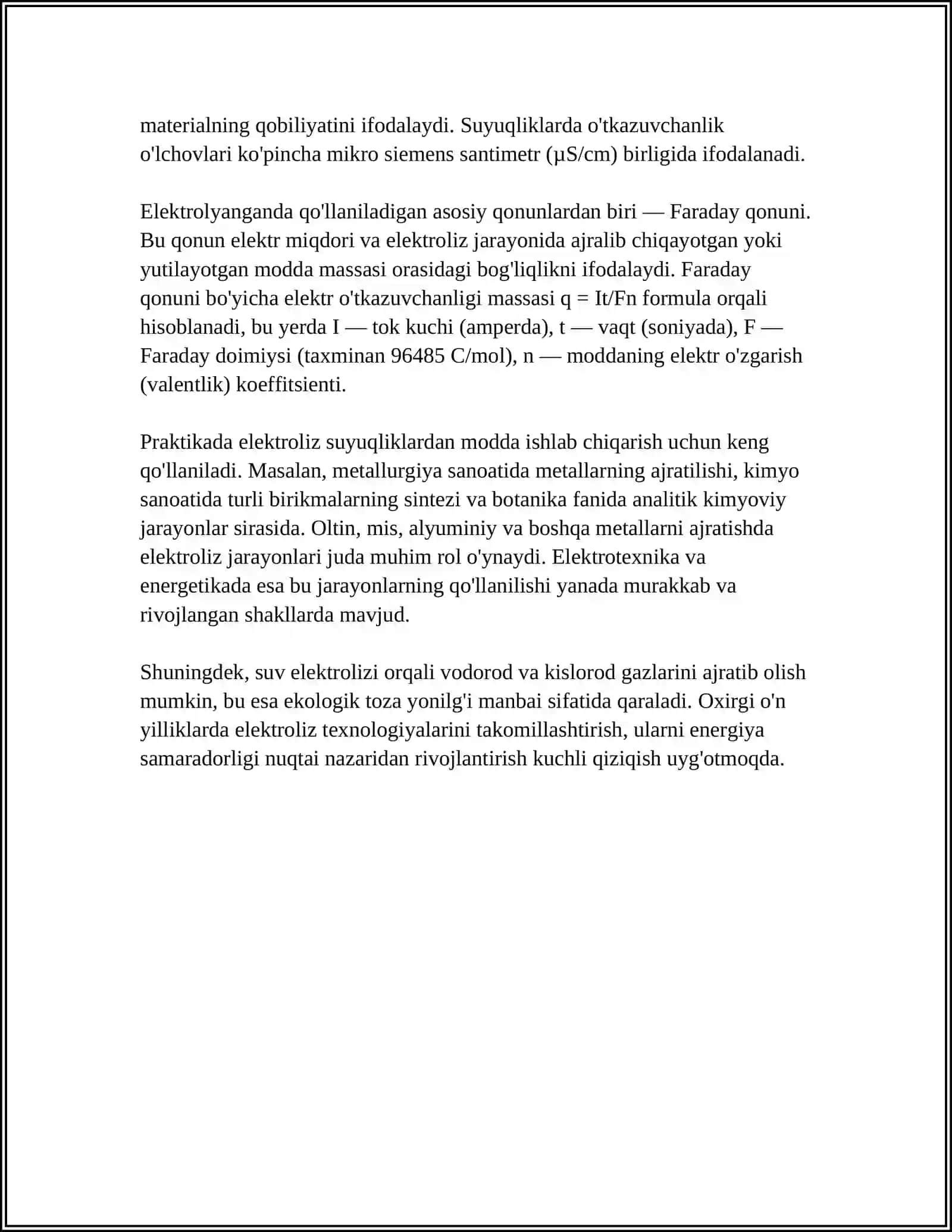 SUYUQLIKDA ELEKTR TOKI 4