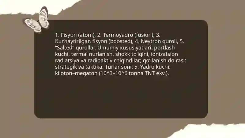 Ommaviy qirg‘in qurollarining tasnifi 4